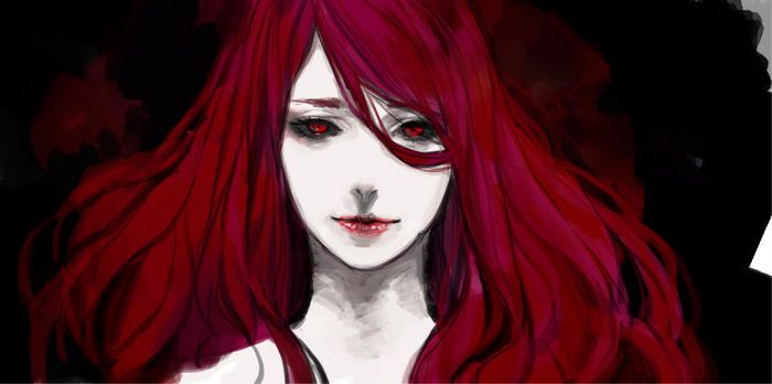 Rize Kamishiro from Tokyo Ghoul