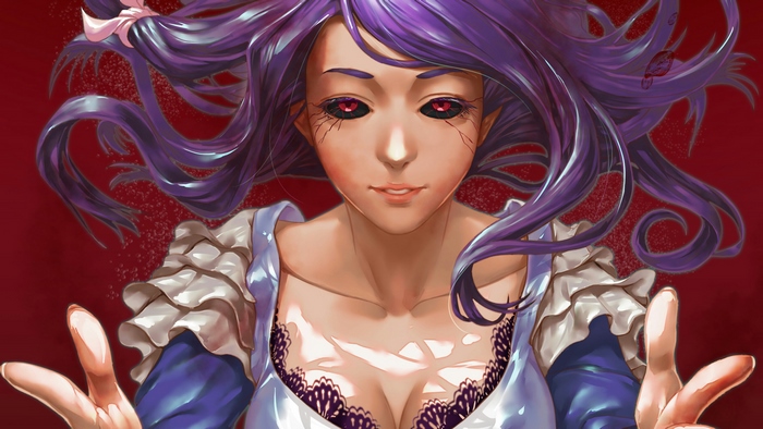 Rize Kamishiro from Tokyo Ghoul