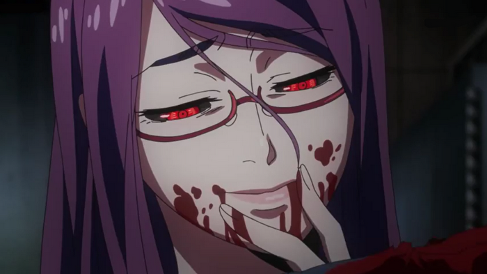Rize Kamishiro from Tokyo Ghoul