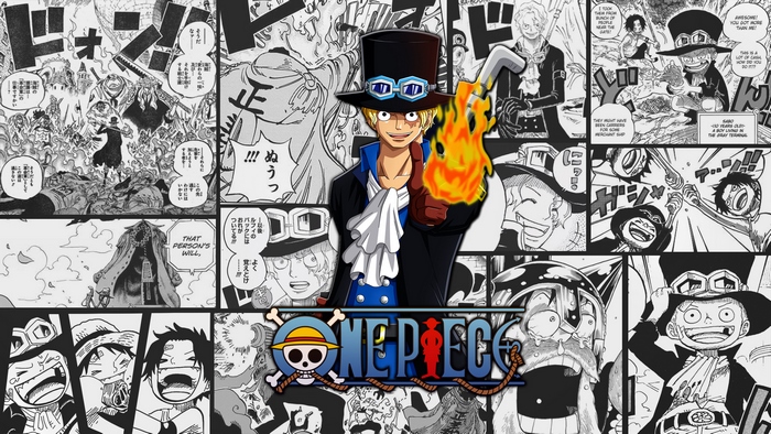 Sabo from One Piece collage