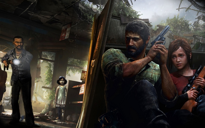 Joel and Ellie from The Last of Us