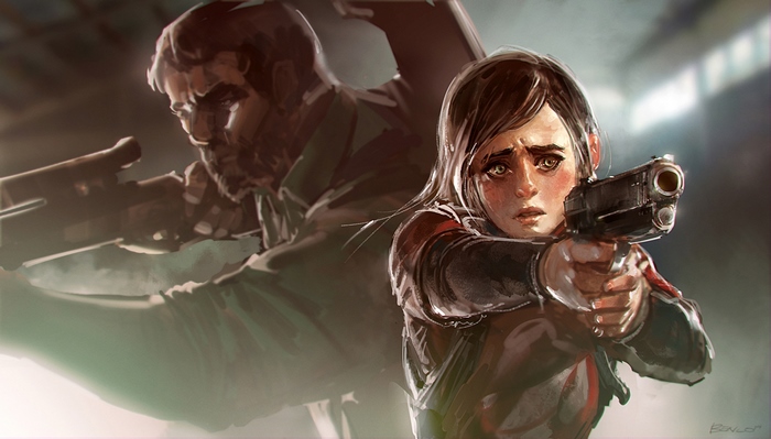 Ellie and Joel from The Last of Us