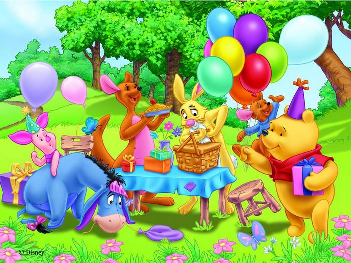 Winnie the Pooh Birthday Party with Friends