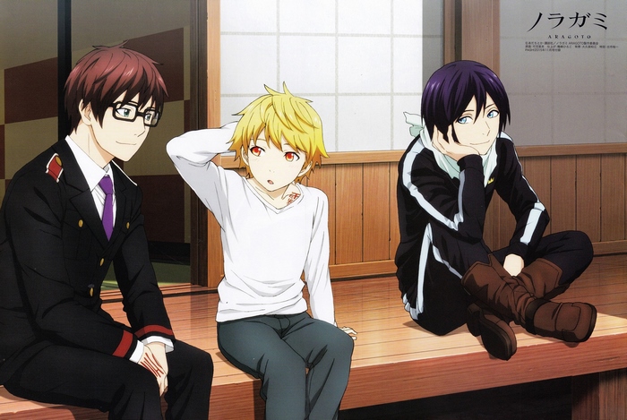Noragami Aragoto: Yukine, Yato, and Daikoku