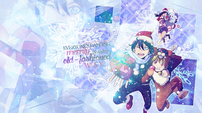 Yato and Yukine from Noragami Christmas