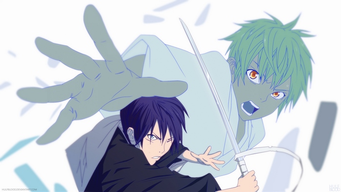 Yukine and Yato from Noragami