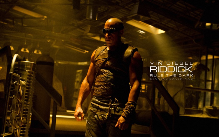Vin Diesel as Riddick in Riddick: Rule the Dark