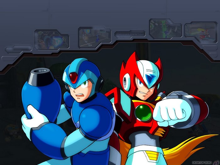 Mega Man X and Zero from Mega Man X