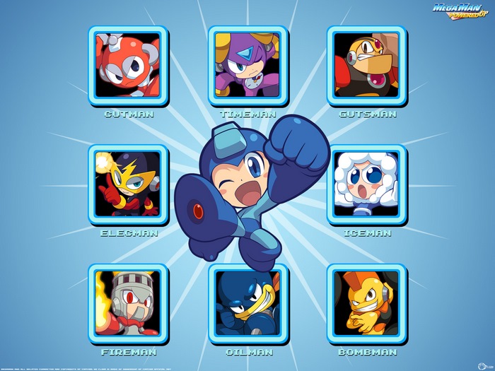 Mega Man Powered Up characters