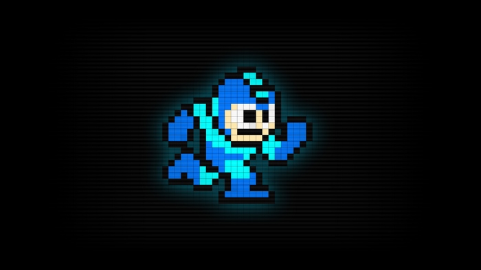 Mega Man pixel art