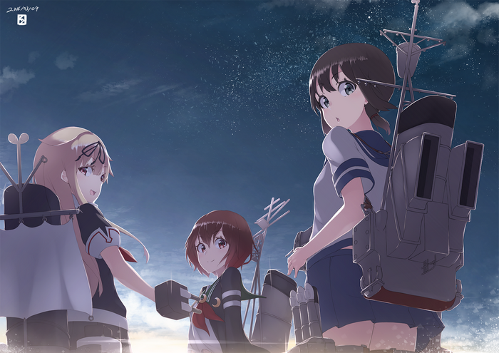 Yuudachi from Kantai Collection