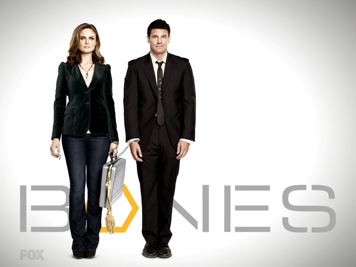 Temperance Brennan and Seeley Booth from Bones