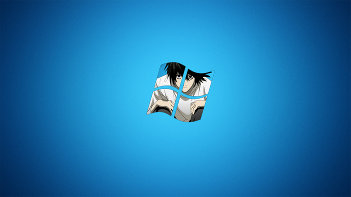 L from Death Note Windows Logo