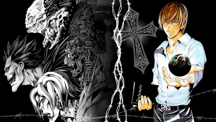 Light Yagami and Shinigami from Death Note