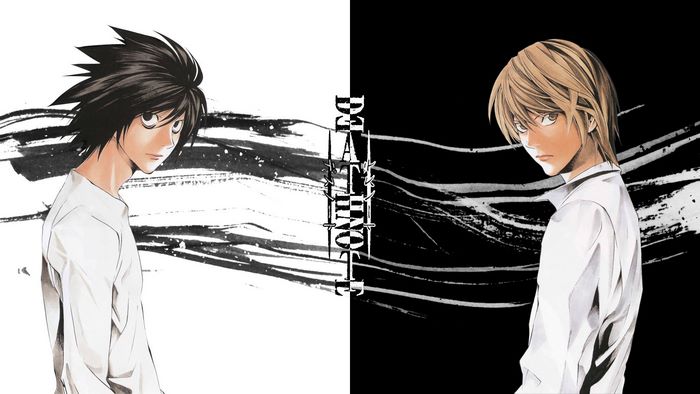 L and Light Yagami from Death Note