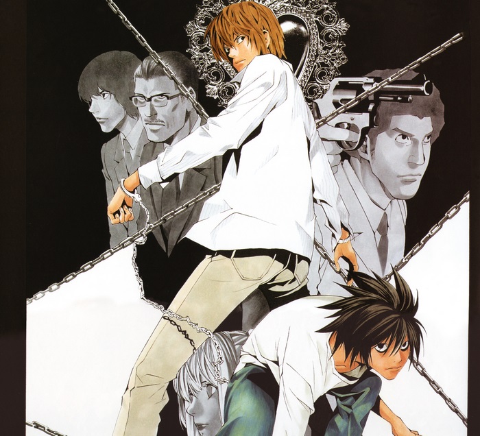 Light Yagami and L from Death Note