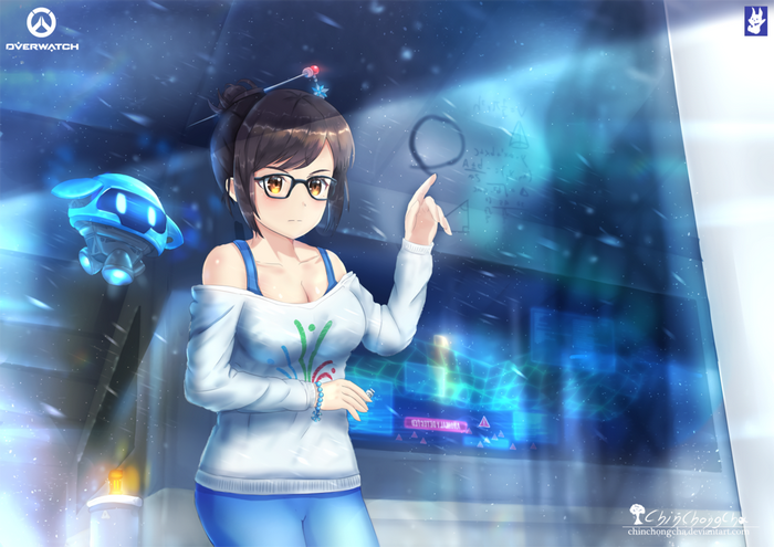 Mei from Overwatch with Snowball