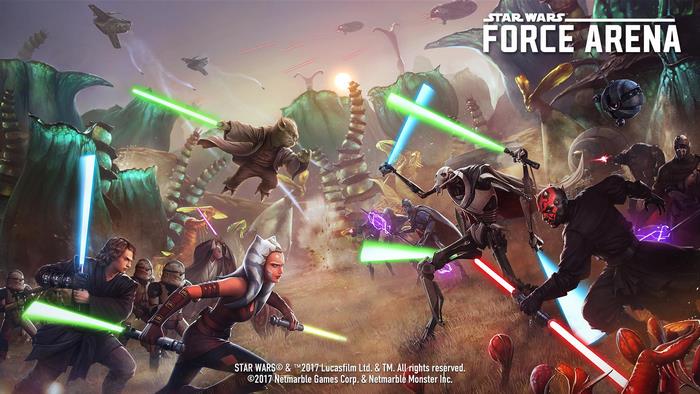 Star Wars Force Arena: Darth Maul, General Grievous, Anakin Skywalker, Ahsoka Tano, Yoda