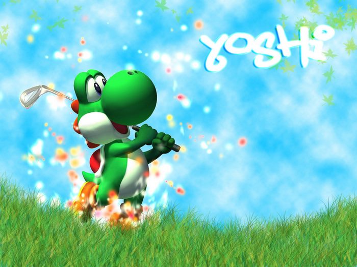 Yoshi from Mario Golf