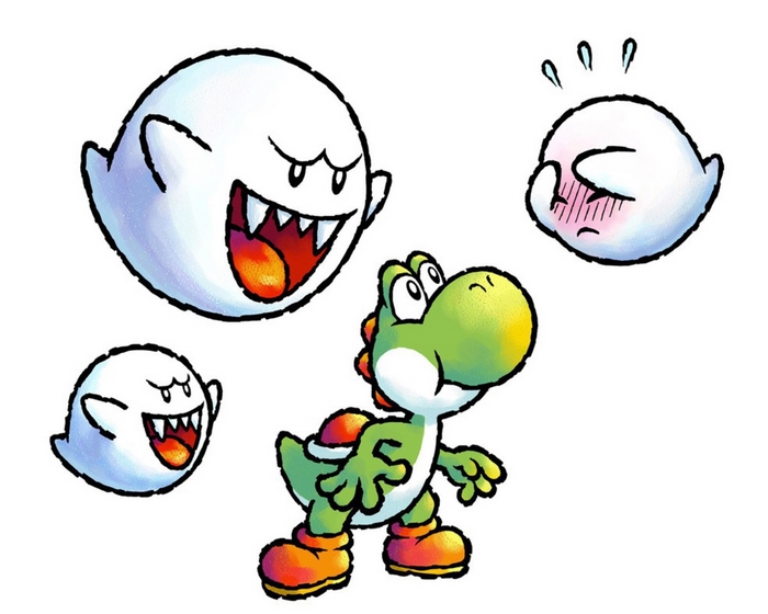 Yoshi and Boos from Mario