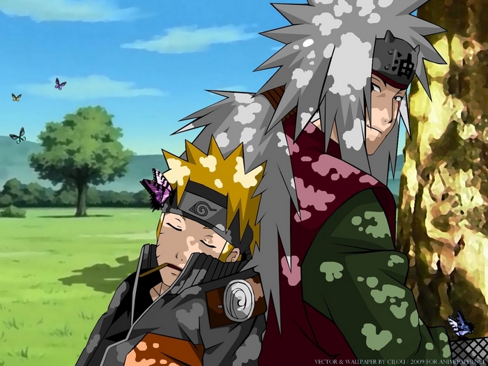 Naruto and Jiraiya from Naruto