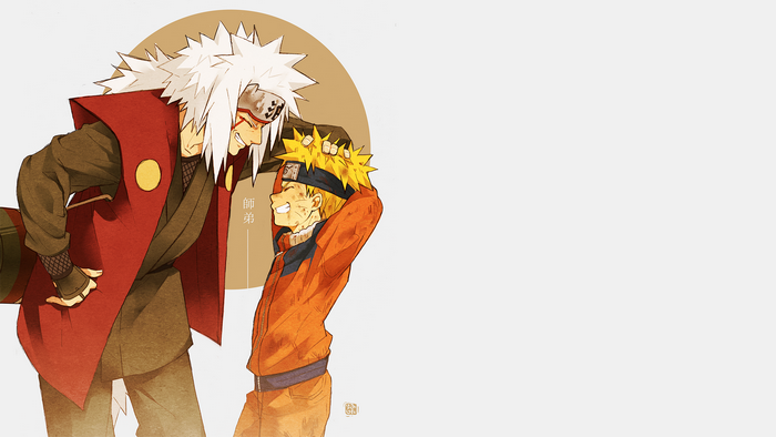 Jiraiya and Young Naruto Sharing a Moment