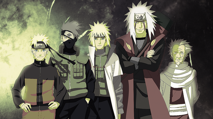 Jiraiya from Naruto in Dramatic Lighting
