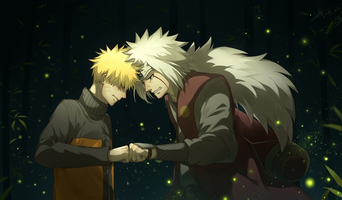 Naruto and Jiraiya from Naruto