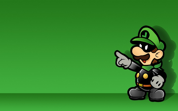 Luigi from Mario as Mr. L