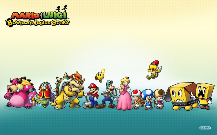 Mario & Luigi: Bowser's Inside Story characters