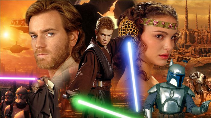 Anakin Skywalker and Obi-Wan Kenobi from Star Wars