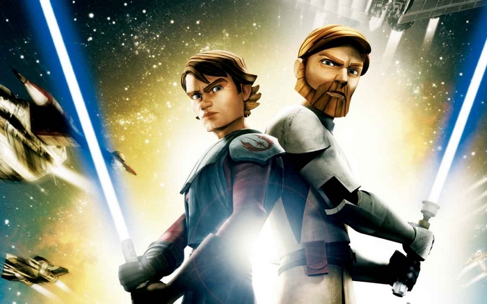 Anakin Skywalker and Obi-Wan Kenobi from Star Wars