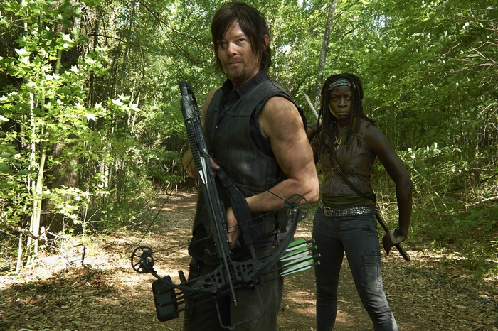 Daryl Dixon and Michonne from The Walking Dead