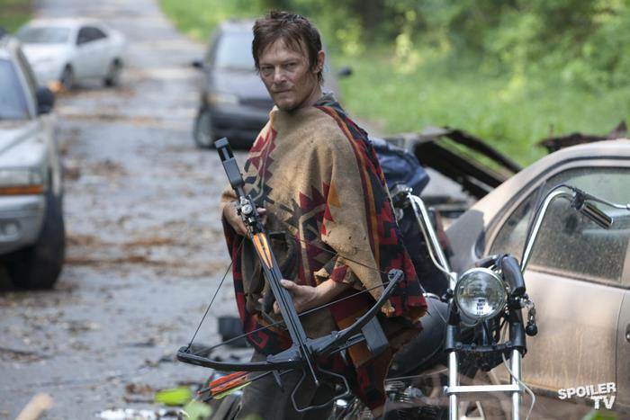 Daryl Dixon from The Walking Dead with a crossbow