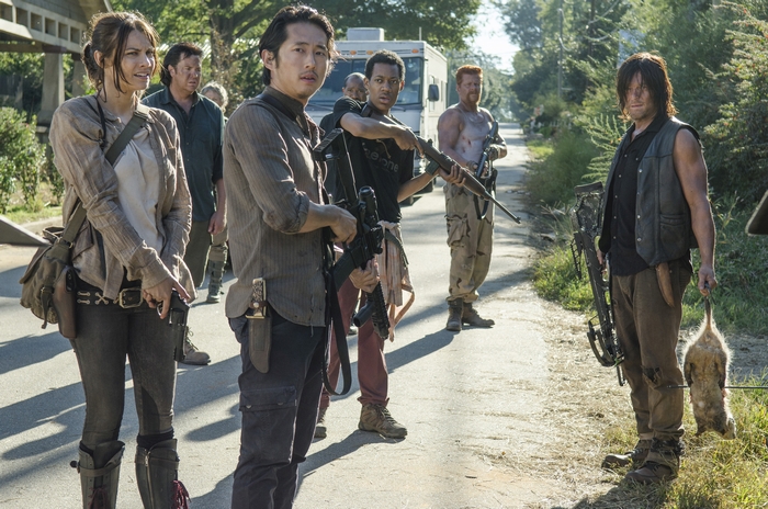 The Walking Dead: Glenn, Maggie, Daryl, and others
