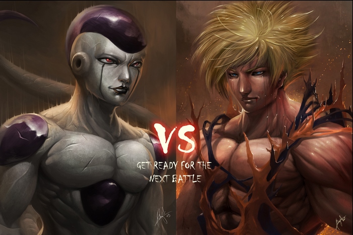 Frieza and Goku from Dragon Ball Z