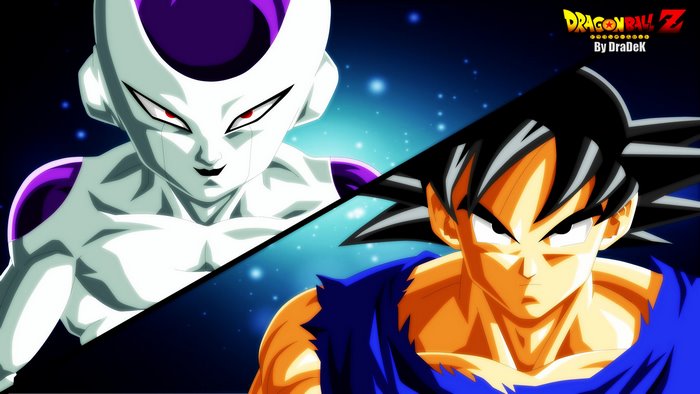 Frieza and Goku from Dragon Ball Z