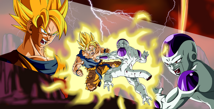 Goku vs. Frieza from Dragon Ball Z