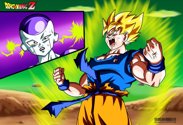 Goku and Frieza from Dragon Ball Z