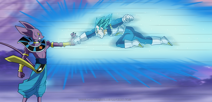 Vegeta vs. Beerus from Dragon Ball