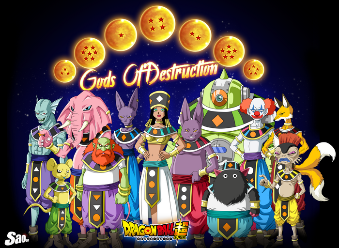 Gods of Destruction from Dragon Ball Super