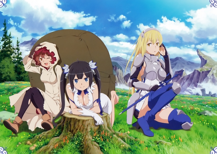 Hestia and Friends in a Meadow