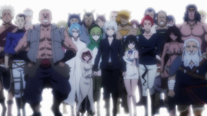 Bell Cranel and allies from DanMachi