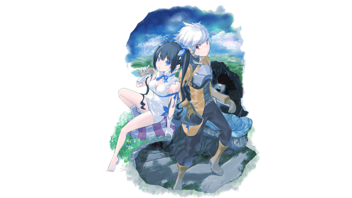 Hestia and Bell Cranel from DanMachi