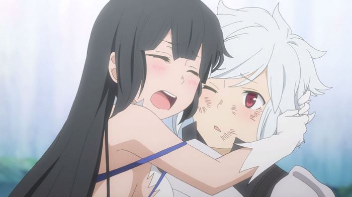 Hestia and Bell Cranel from DanMachi