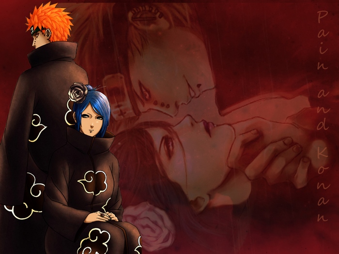 Pain and Konan from Naruto