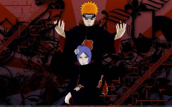Pain and Konan from Naruto