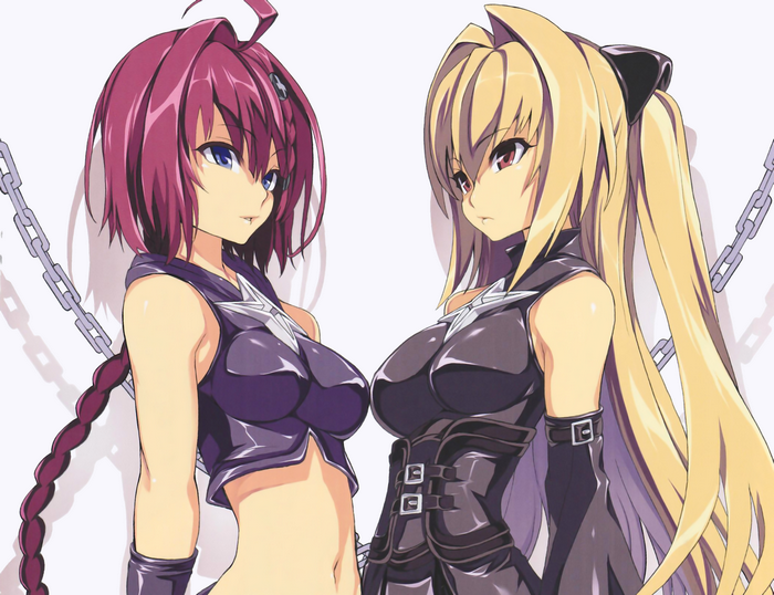 Golden Darkness and Eve from To LOVE Ru