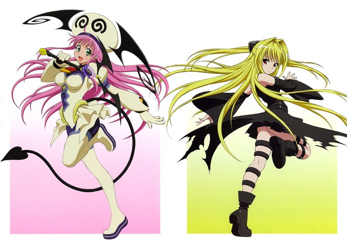 Momo Belia Deviluke and Golden Darkness from To LOVE-Ru