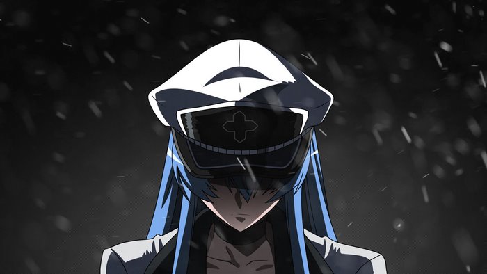 Esdeath from Akame Ga Kill! in snow